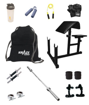 Krazy 8 kg home gym set Hammer