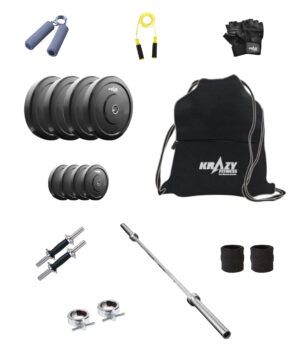 Krazy 30 kg home gym set Plus