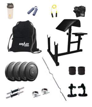 Krazy 10 kg Home gym set Hammer
