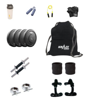 Krazy 10 kg Home gym set Pro
