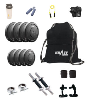Krazy 32 kg home gym set Pro-2