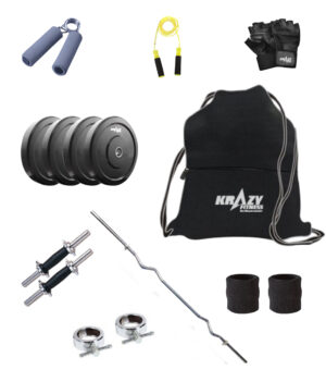 Krazy 32 kg home gym set Max-2