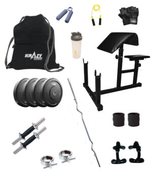 Krazy 20 kg home gym set Hammer