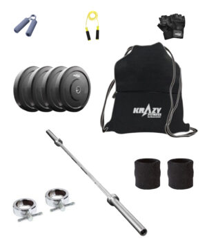 Krazy 20 kg home gym Set fitness kit