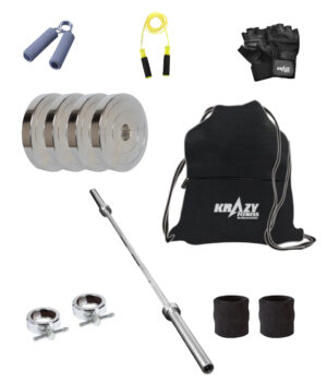 Krazy 8 kg home gym set  Max-S