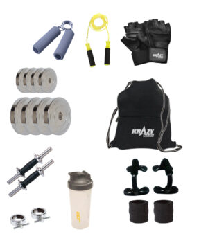 Krazy 32 kg home gym set Pro-S