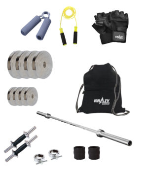 Krazy 30 kg home gym set Plus-S