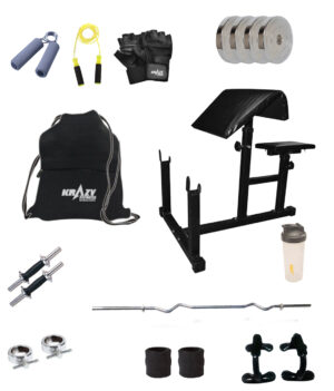 Krazy 24 kg home gym set Hammer-S