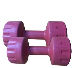 KRAZY PVC COLORED DUMBBELLS 10 KG (set of 2pc.)5 KG EACH