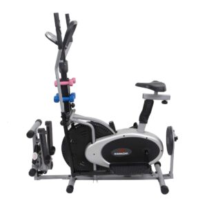 KAMACHI OB-330 Elliptical Orbitrack Bike (4 in 1) with Stepper, Twister and Dumbbells