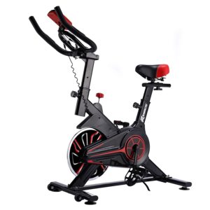 Kamachi SB-05 Spin Bike with 6 Kg Fly Wheel Belt Drive Indoor Cycling for Home Cardio Gym Spinner Exercise Bike(Black)