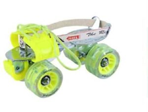 JJ JONEX Professional with Brake Adjustable Quad Roller Skates Suitable for Age Group 6-15 Years