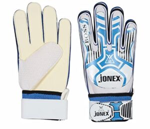 JJ Jonex BOSS  Pro Grip Goalkeeper Gloves - Superior Grip and Protection for Goalies of All Levels, Multicolor, M