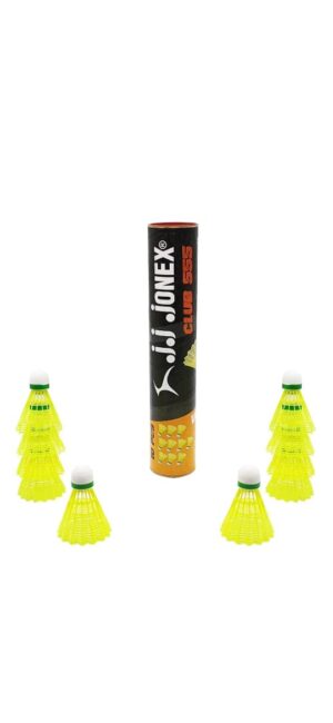 JJ Jonex CLUB-555 Plastic Kids Beginner's Practice Shuttle Cocks 10 pcs