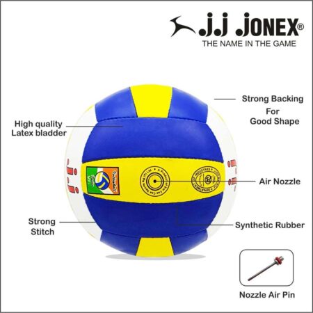 JJ Jonex Smash Volleyball | Size 4 | Multicolour 12 JJ Jonex Smash Volleyball additional product detail