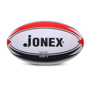 JJ Jonex Match Rugby Ball Size 5, Multicolor