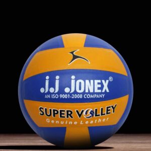 JJ Jonex  Super Volley Volleyball for Indoor/Outdoor/for Men/Women Size - 4 (Orange/Blue)