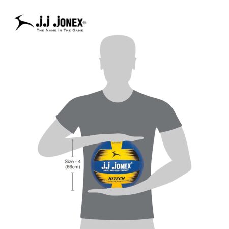 JJ Jonex Hitech Volleyball | Moulded | Size 4 | Multicolour 7 JJ Jonex Hitech Volleyball cover detail