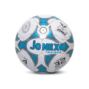 JJ Jonex Trainer Football Size No. 4 (Blue and White)