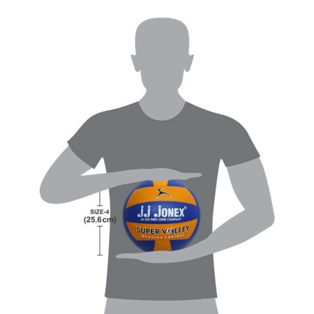 JJ Jonex Super Volley Volleyball | Leather | Size 4 11 JJ Jonex Super Volley Volleyball additional detail