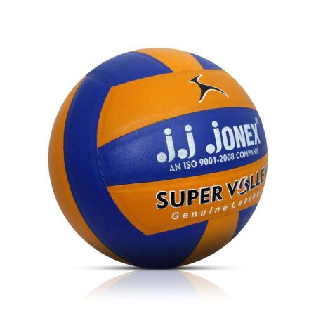 JJ Jonex Super Volley Volleyball | Leather | Size 4 10 JJ Jonex Super Volley Volleyball leather cover view