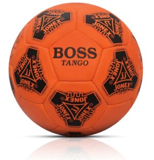 JJ Jonex Football, 32 Panel Size 5 Soccer Balls for Professional Players (Red - Tango)