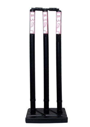BLT Plastic Wicket Set Stump set with 3pc. Stumps 2pc bails 1pc. base for hard plastic bat
