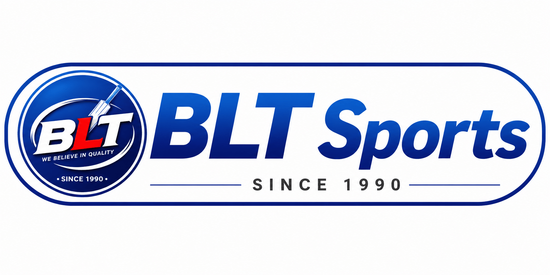 BLT Sports logo - Cricket Bats and Sports Equipment Brand Since 1990