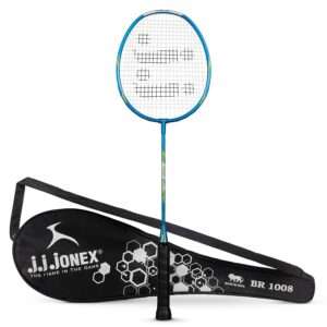 JJ Jonex Power 1008 Badminton Racket | 90 ± 5g Lightweight | Zinc-Titanium Shaft | Alloy Frame Construction | Premium Matte Finish | Fast Swing & Superior Control