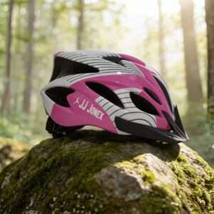 JJ Jonex Adjustable Cycling & Skating Helmet with Detachable Visor | Light Weight | Adjustable Strap with Comfortable Chin Padding